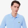 Polo L.12.12 de manga comprida com corte clássico para homem
