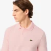 Polo L.12.12 de manga comprida com corte clássico para homem