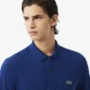 Polo L.12.12 de manga comprida com corte clássico para homem