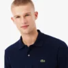 Polo L.12.12 de manga comprida com corte clássico para homem