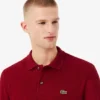 Polo L.12.12 de manga comprida com corte clássico para homem