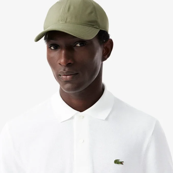 Polo L.12.12 de manga comprida com corte clássico para homem