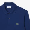 Polo L.12.12 de manga comprida com corte clássico para homem