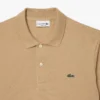 Polo L.12.12 de manga comprida com corte clássico para homem