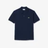Polo L.12.12 Heavy Piqué de corte clássico para homem