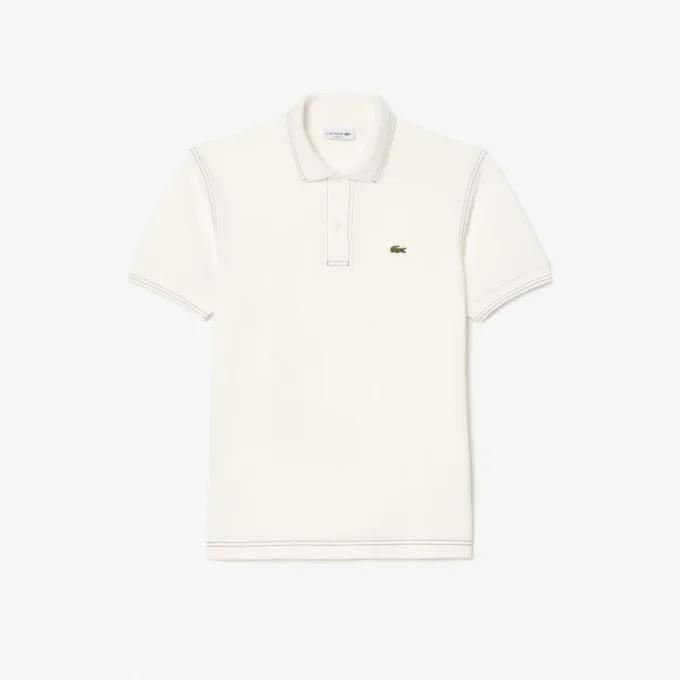 Polo L.12.12 Heavy Piqué de corte clássico para homem