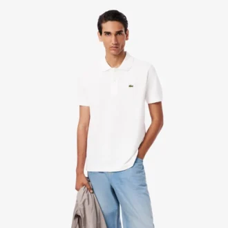Polo L.12.12 Heavy Piqué de corte clássico para homem