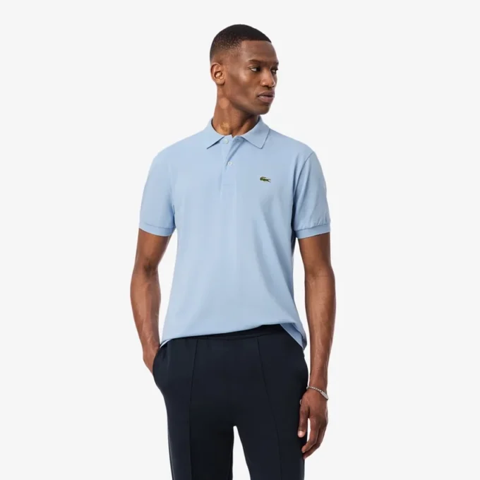 Polo L.12.12 Light Piqua de corte clássico para homem