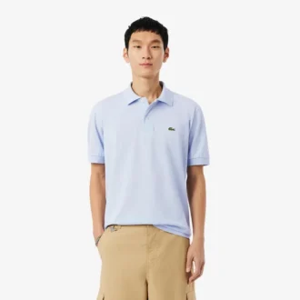Polo L.12.12 Light Piqua de corte clássico para homem