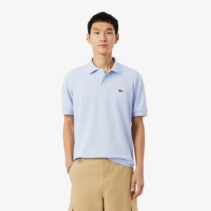 Polo L.12.12 Light Piqua de corte clássico para homem