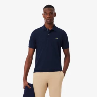 Polo L.12.12 Light Piqua de corte clássico para homem