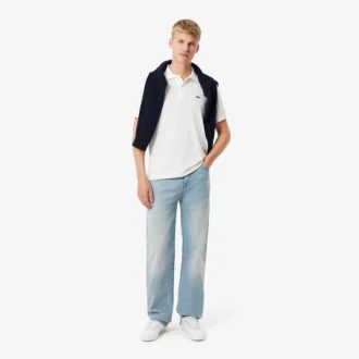 Polo L.12.12 Light Piqua de corte clássico para homem