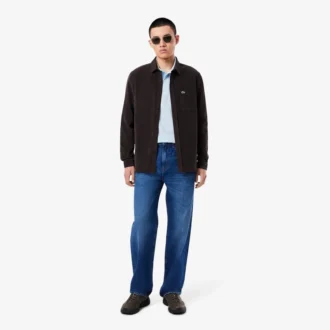 Polo L.12.12 Light Piqua de corte clássico para homem