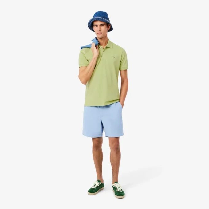Polo L.12.12 Light Piqua de corte clássico para homem
