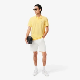 Polo L.12.12 Light Piqua de corte clássico para homem