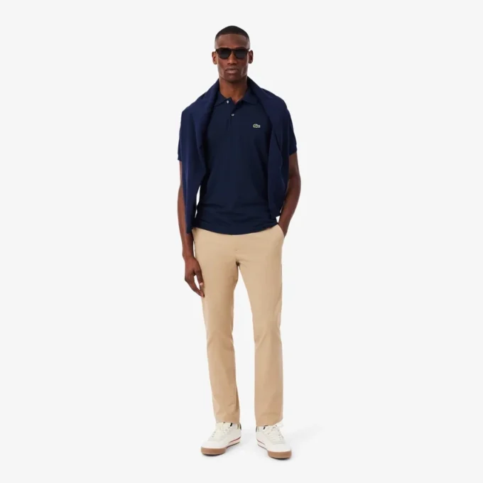 Polo L.12.12 Light Piqua de corte clássico para homem