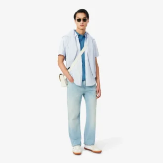 Polo L.12.12 Light Piqua de corte clássico para homem