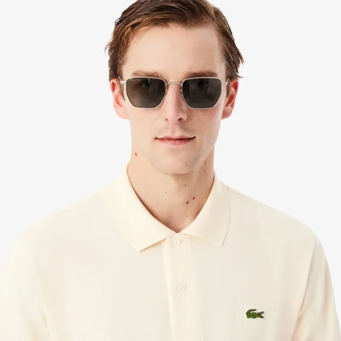 Polo L.12.12 Light Piqua de corte clássico para homem