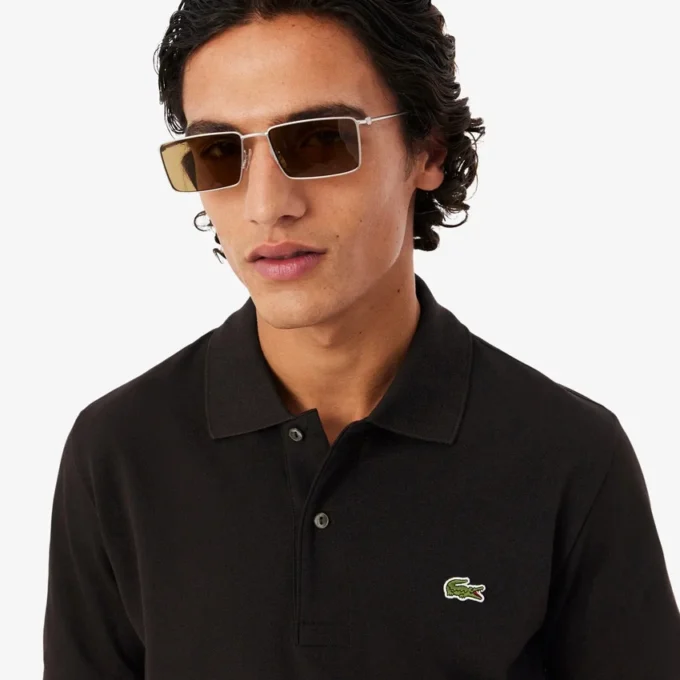 Polo L.12.12 Light Piqua de corte clássico para homem