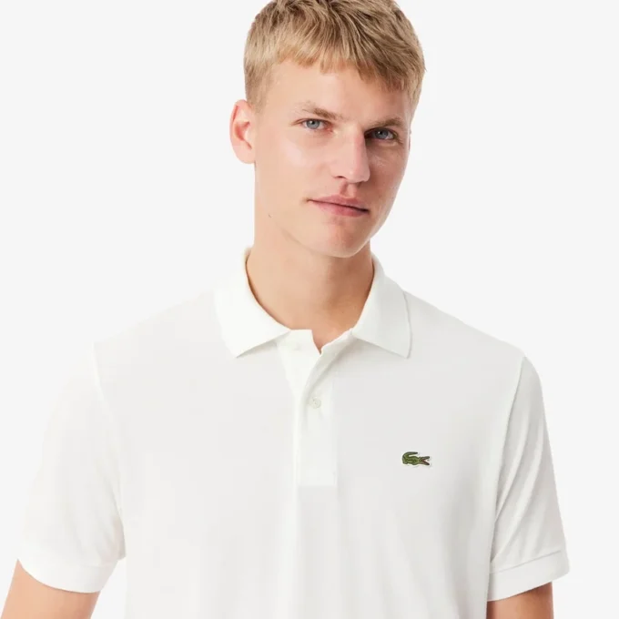 Polo L.12.12 Light Piqua de corte clássico para homem