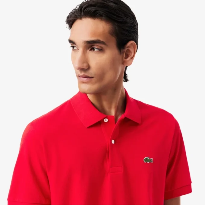 Polo L.12.12 Light Piqua de corte clássico para homem