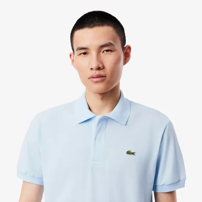 Polo L.12.12 Light Piqua de corte clássico para homem