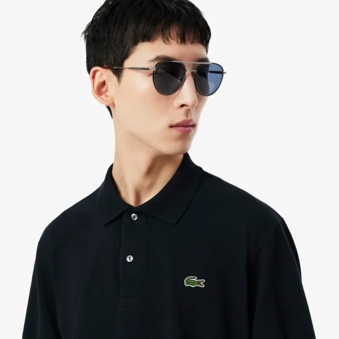 Polo L.12.12 Light Piqua de corte clássico para homem