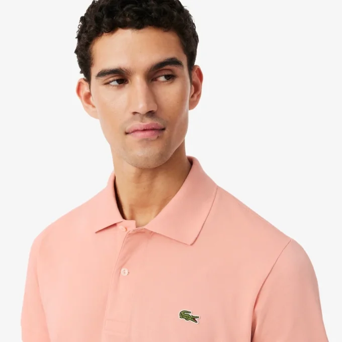 Polo L.12.12 Light Piqua de corte clássico para homem