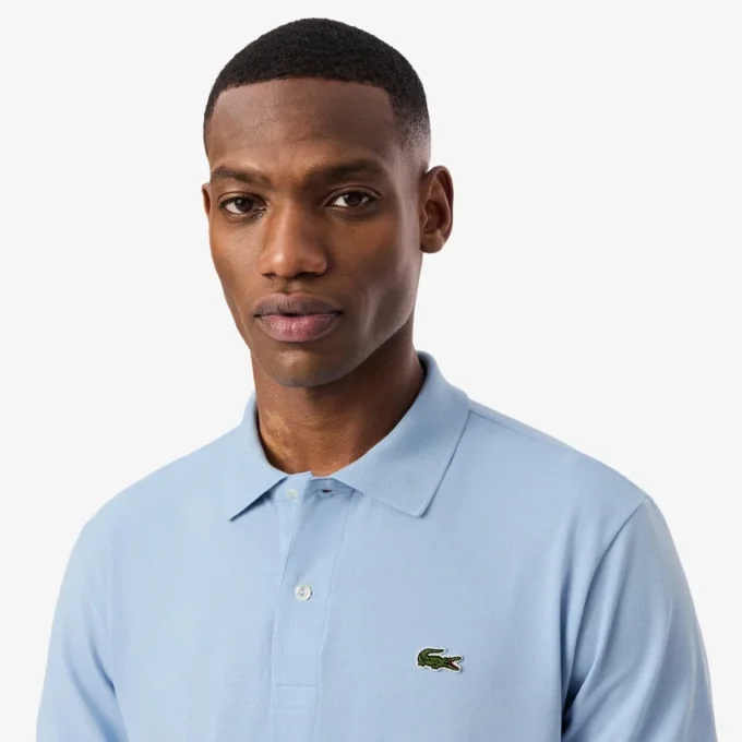 Polo L.12.12 Light Piqua de corte clássico para homem
