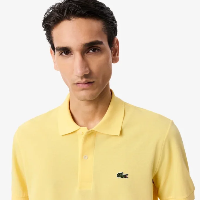 Polo L.12.12 Light Piqua de corte clássico para homem