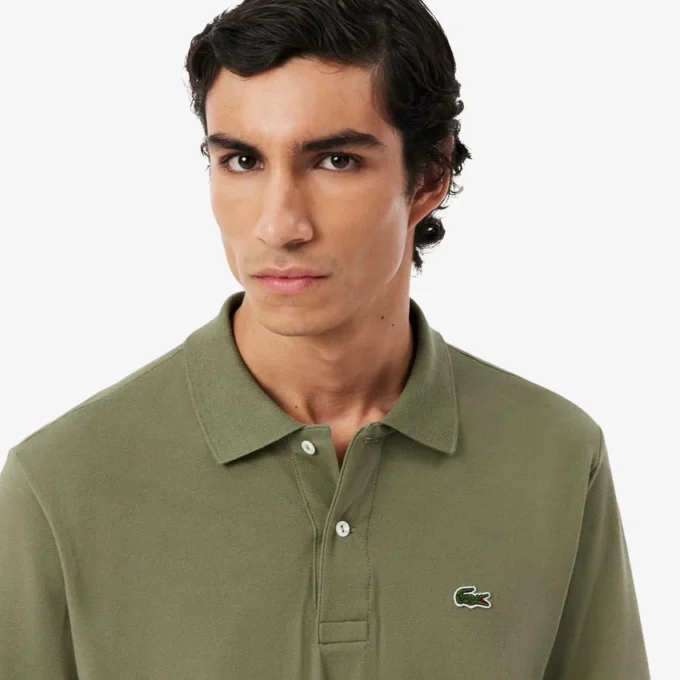 Polo L.12.12 Light Piqua de corte clássico para homem