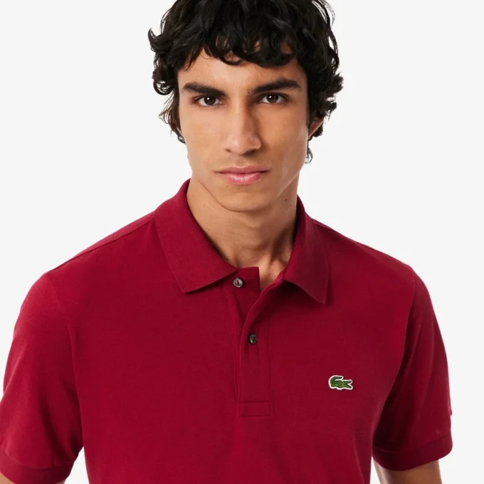 Polo L.12.12 Light Piqua de corte clássico para homem