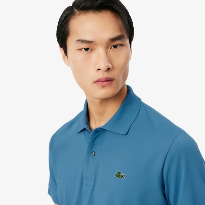 Polo L.12.12 Light Piqua de corte clássico para homem
