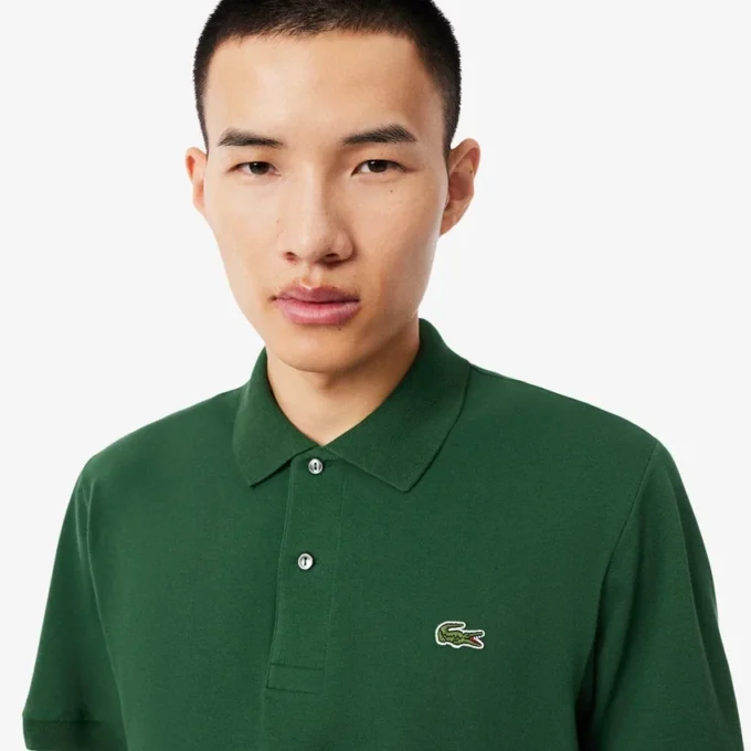 Polo L.12.12 Light Piqua de corte clássico para homem