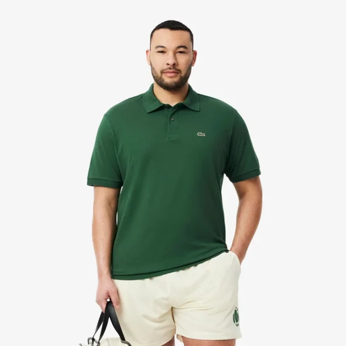 Polo L.12.12 Light Piqua de corte clássico para homem