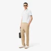 Polo L.12.12 para homem, corte regular com detalhes