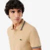 Polo L.12.12 para homem, corte regular com detalhes