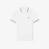 Polo L.12.12 para homem, corte regular com detalhes