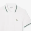 Polo L.12.12 para homem, corte regular com detalhes