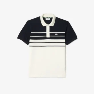 Polo L.12.12 para homem, feito em França, corte clássico