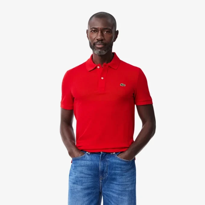 Polo L.12.12 Piqua Slim Fit para homem