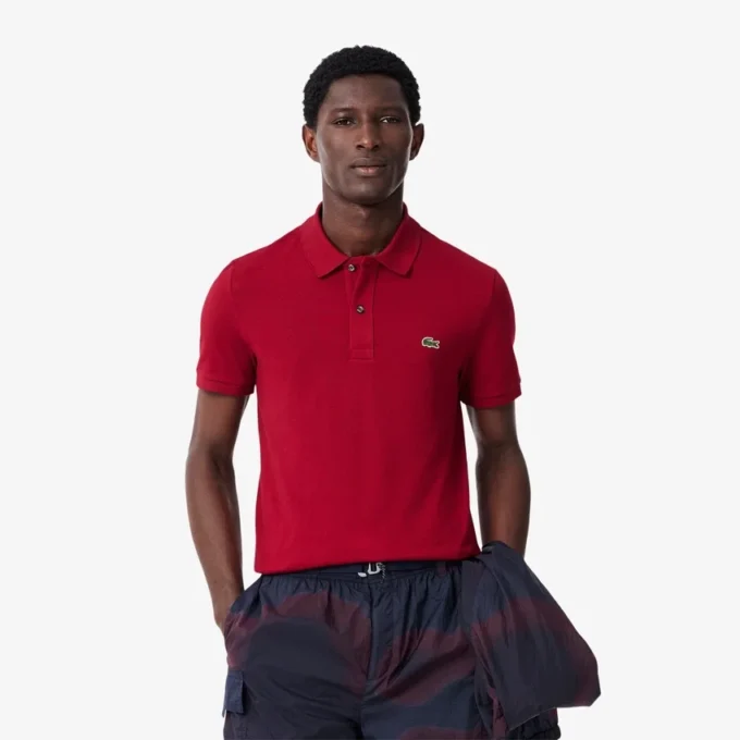 Polo L.12.12 Piqua Slim Fit para homem