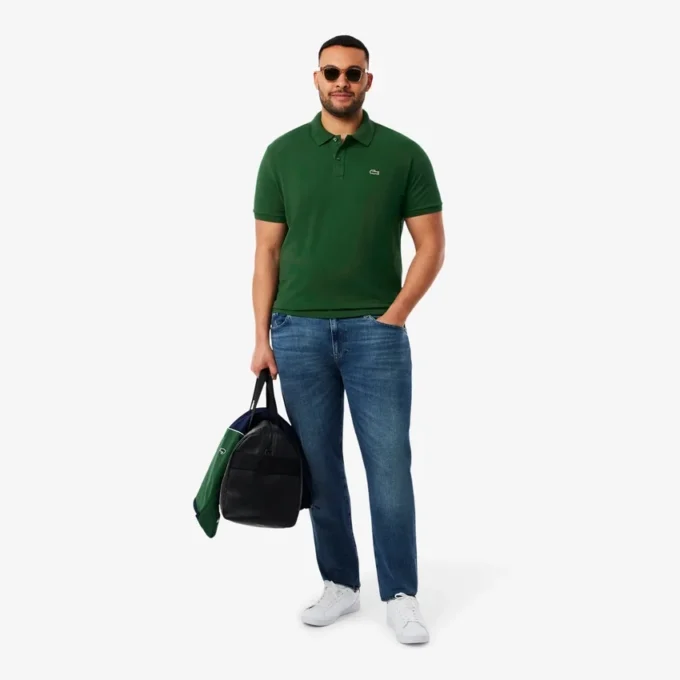 Polo L.12.12 Piqua Slim Fit para homem