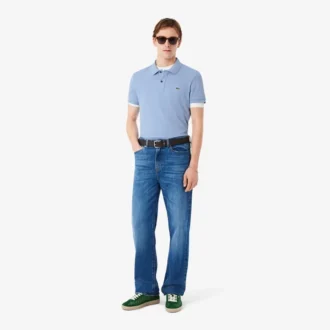 Polo L.12.12 Piqua Slim Fit para homem