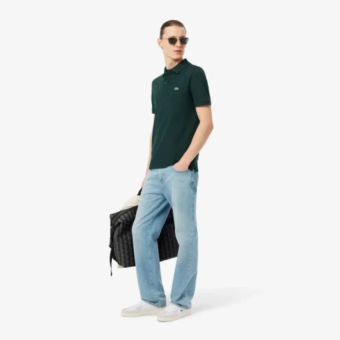 Polo L.12.12 Piqua Slim Fit para homem
