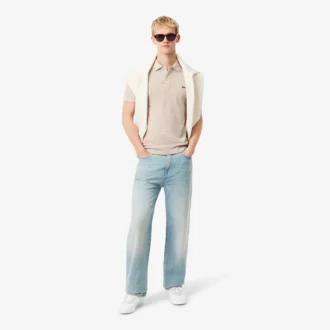 Polo L.12.12 Piqua Slim Fit para homem