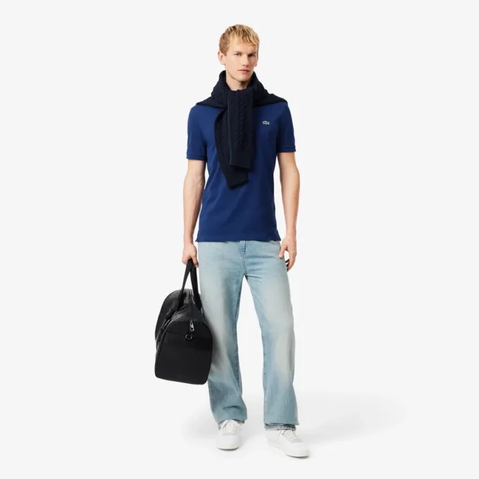 Polo L.12.12 Piqua Slim Fit para homem