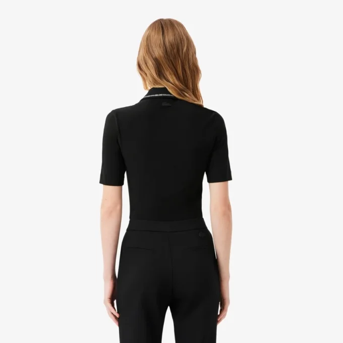 Polo L.12.D Slim Fit Diamanta Pop para mulher