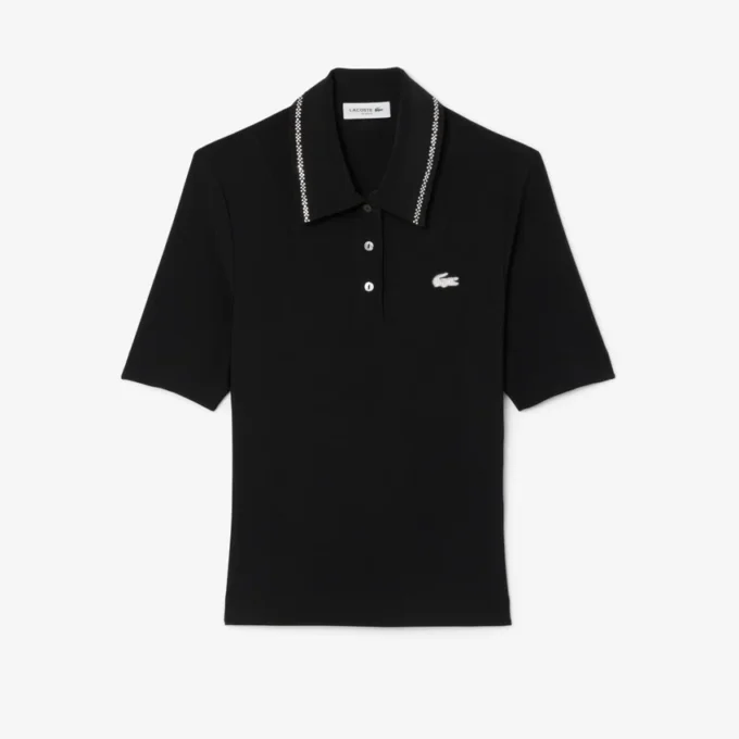 Polo L.12.D Slim Fit Diamanta Pop para mulher