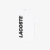 Polo Lacoste Movement com estampado, corte regular, para homem